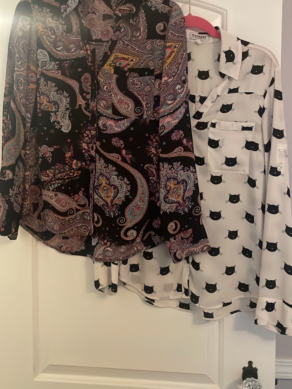 Duo of Express Portofino shirts women’s small